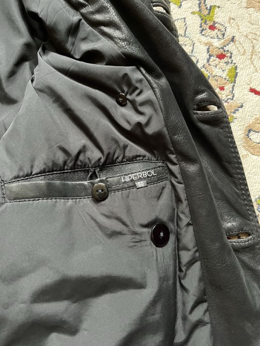 Куртка кожанная демисезонная, мужская