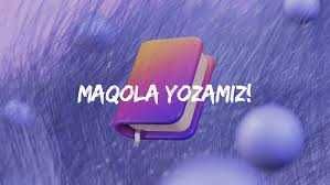 maqola yozib berish va nashr etish xizmati