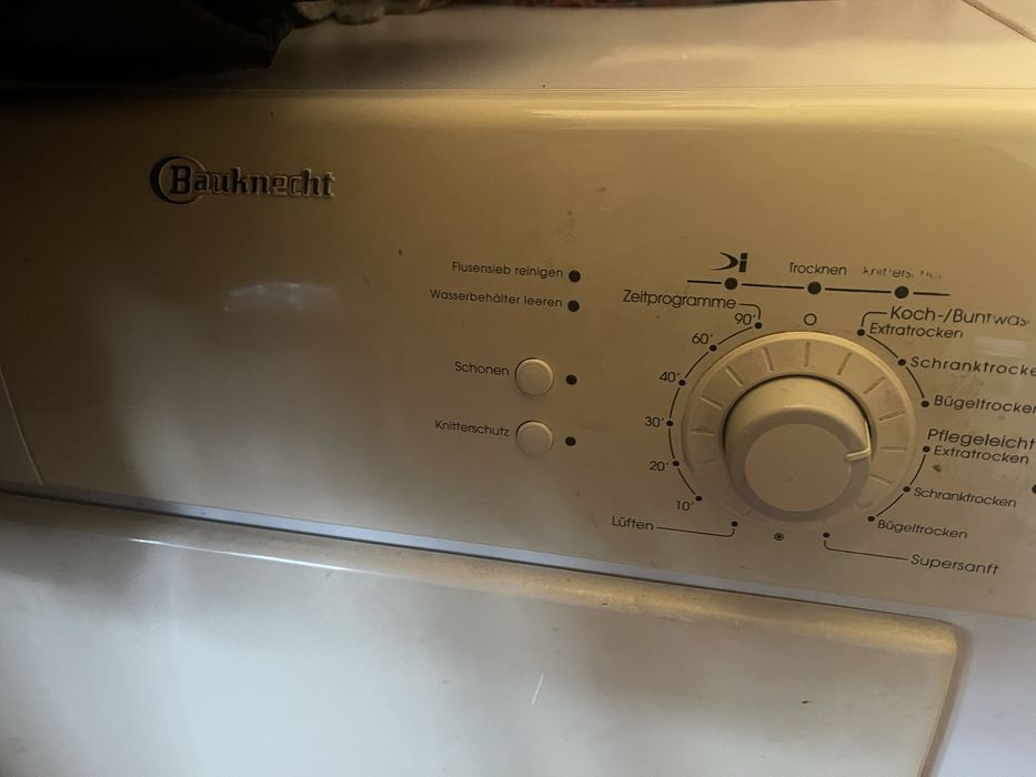 Uscator de rufe bauknecht