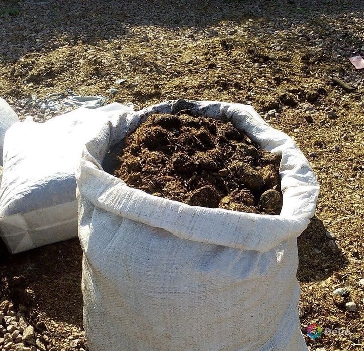 Навоз прицеп, мешки