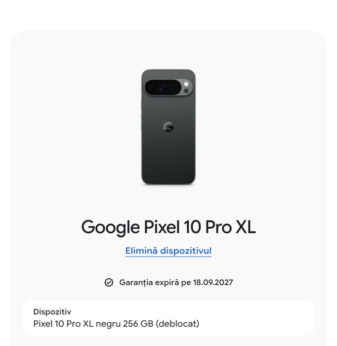 Google Pixel 10 Pro XL, 256gb, full box + Google FitBit Air