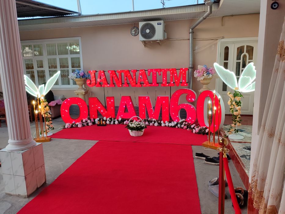 Onajon, Otajon va barcha turdagi bayram hamda to‘y marosim bezaklari