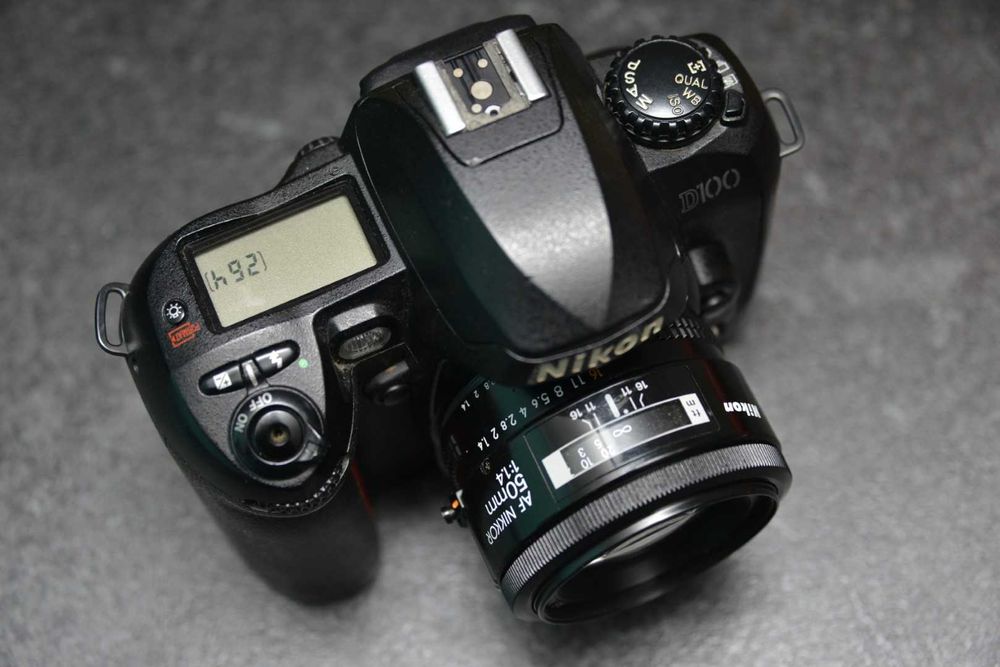 Nikon d100, senzor CCD