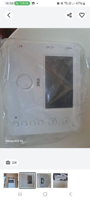 Vand monitor interfon urmet