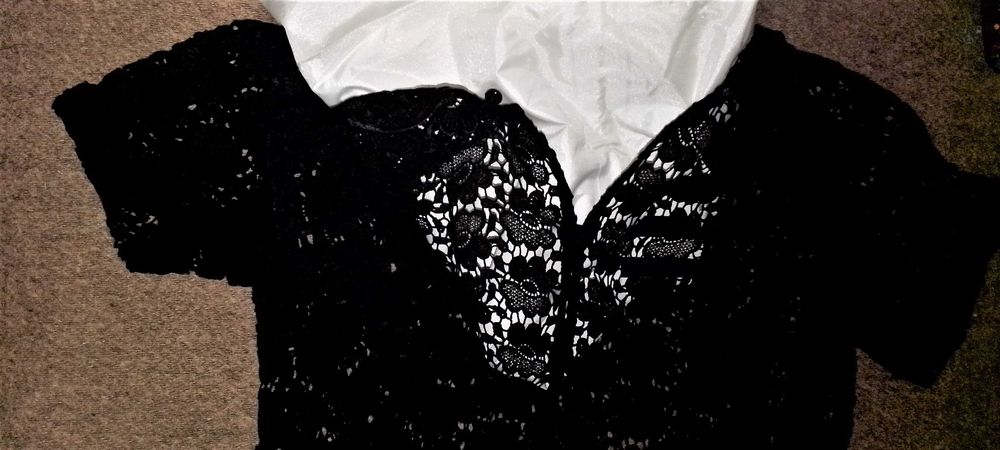 От кутюр платье классика супер кач-во черное кружево для стройн с чехл