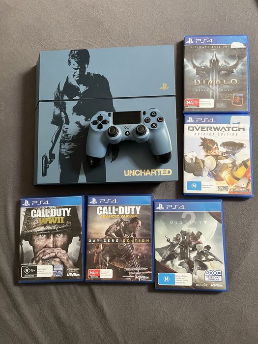 PlayStation 4 Uncharted 4 Limited Edition – 1 TB + 5 игр