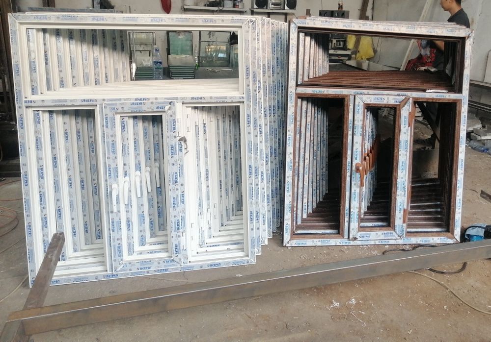 Темир Даруаза Есик пластик айна Капы сложный замок Колённый стекло