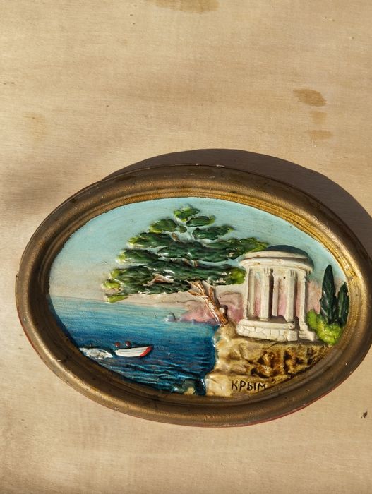 декоративное настенное панно (плакетка) с объемным изображением