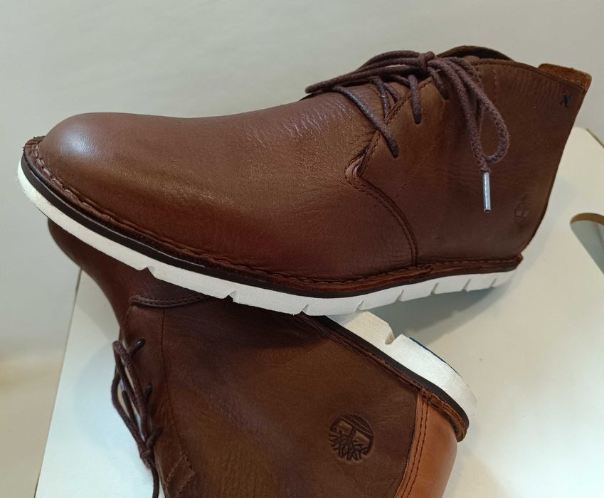 Ghete lace up 44 44.5  desert premium Timberland piele naturala moale