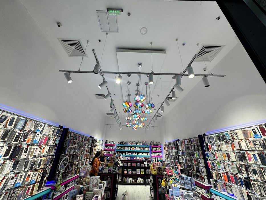 Mobila UNICĂ Slat Wall,pt.magazin de accesorii,incaltaminte,bijuterii