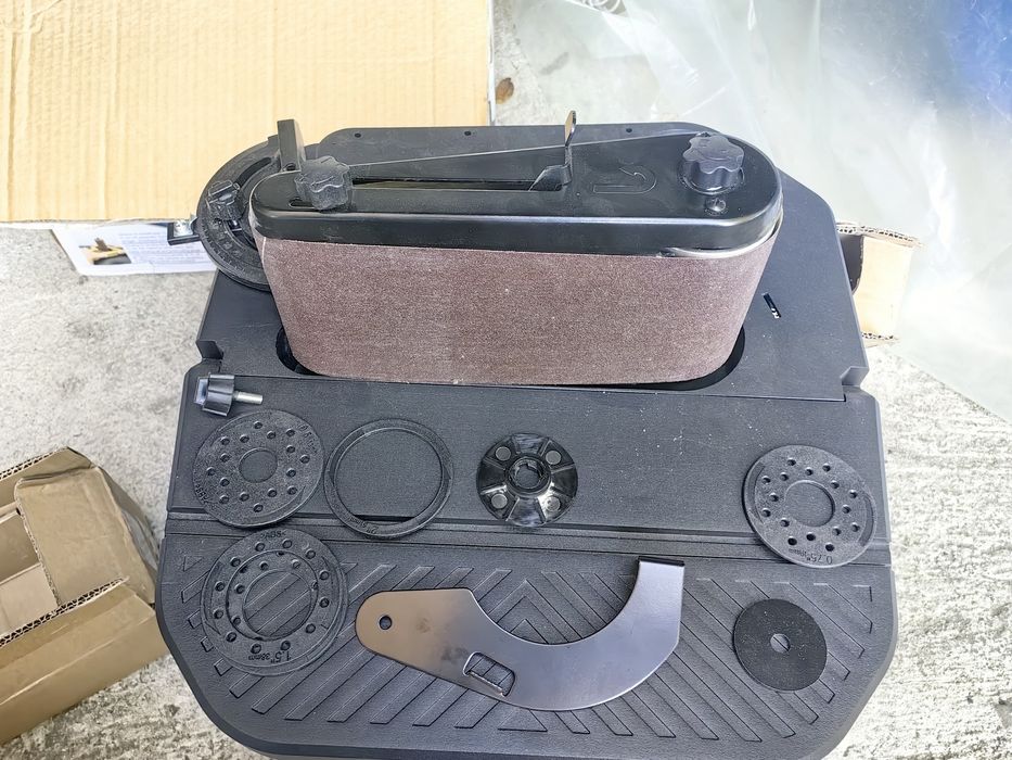 Лентов и Барабанен шлайф OSM600 / Scheppach / 450 W