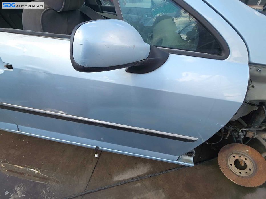 Usa Usi Portiera Portiere Dreapta Fata Dezechipata Peugeot 407 SW 2004 - 2010 Culoare Albastru Azuriu EYL (imperfectiuni) [Q7829]