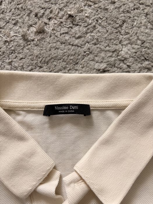 Тениска с яка/Поло тениска Massimo dutti
