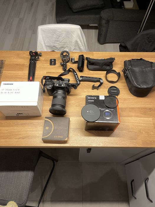 Sony a 6600 kit tamron 17-70 cage nd filtru