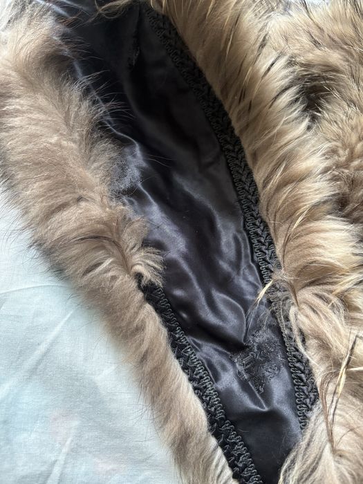 Пухена яка, енот, нова