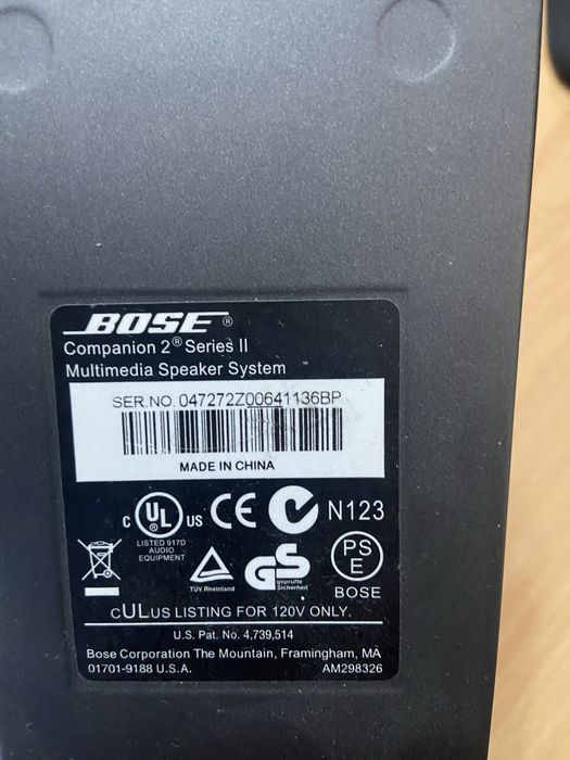 Boxe Bose Companion II