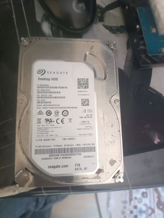 Жёсткий диск на 1 Тб Seagate