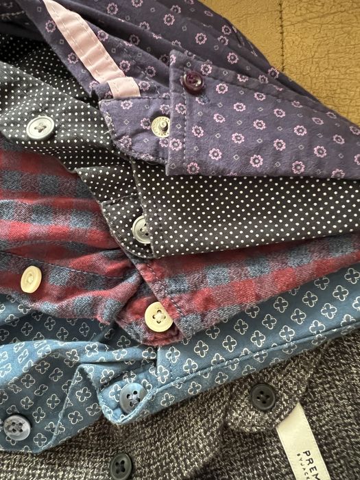 10 Мъжки ризи (XS-S/M) маркови в отлично състояние