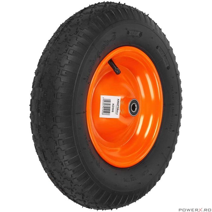 Roata pentru roaba cu rulment, 16", Kraft