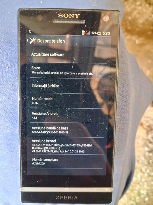 Telefon de colecție Sony LT26i