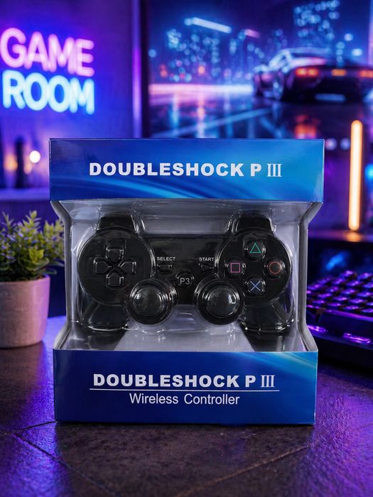 Игровой беспроводной джойстик Doubleshock Ps3 Доставка есть!