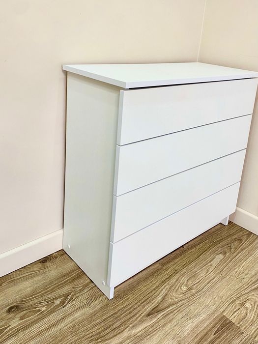 Комод белый 75х75х32