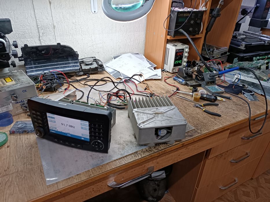 Ремонт усилителей mercedes