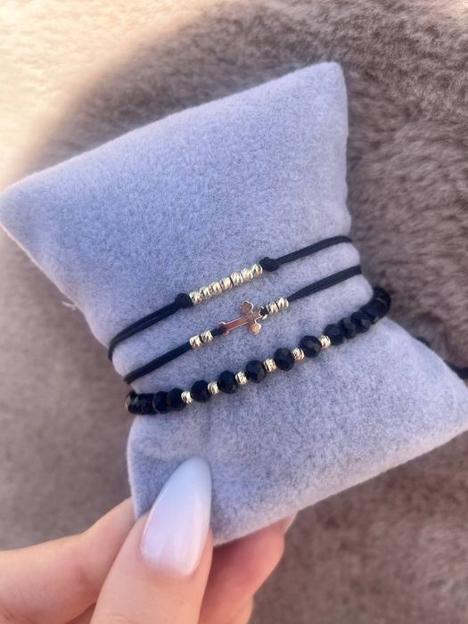 Set 3 bratari cu aur 14K