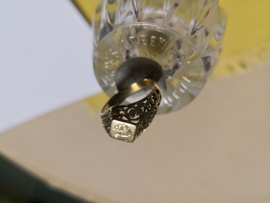 ПРЪСТЕН мъжки с ЯСПИС - красив, майсторски, ръчно изработен