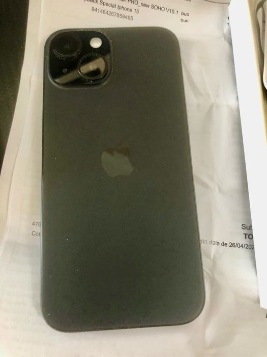 Iphone 15  black 128 gb