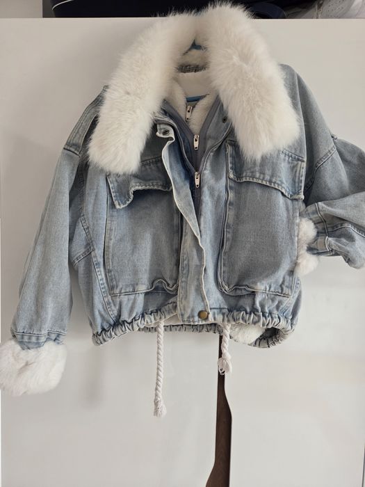 Дънково яке с косъм