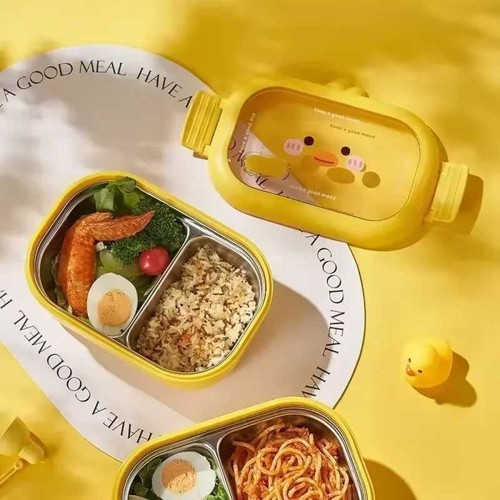 Caserolă Bento din Inox pentru Copii – Etanșă pentru Școală