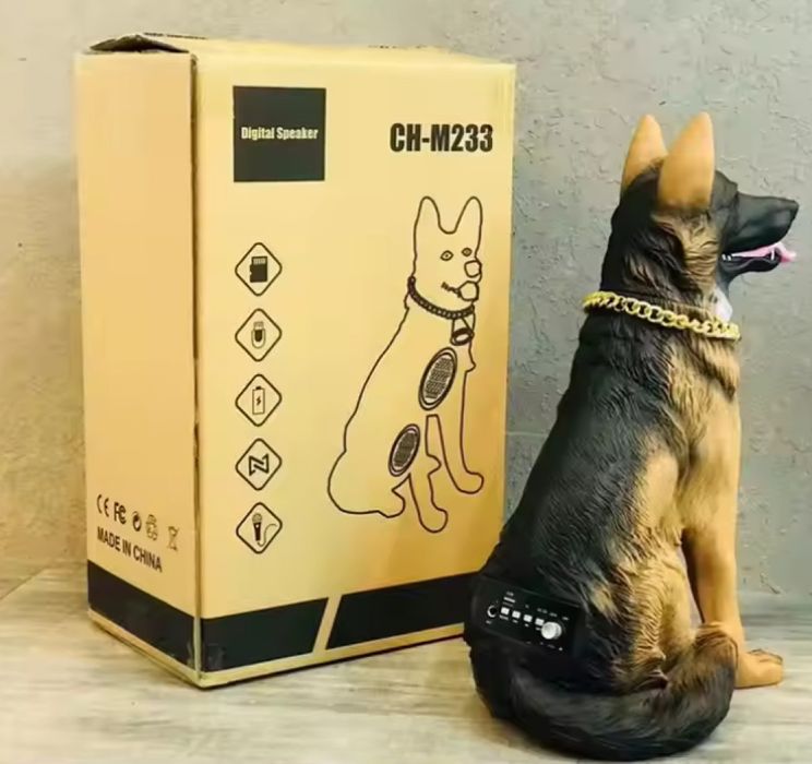 Безжична колонка CH-M233 “Куче” с микрофон – 20W звук и Bluetooth 5.2