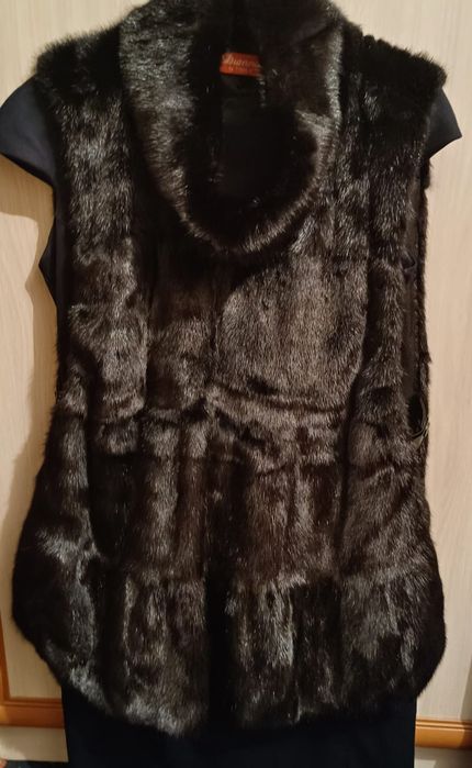 Норковая жилетка