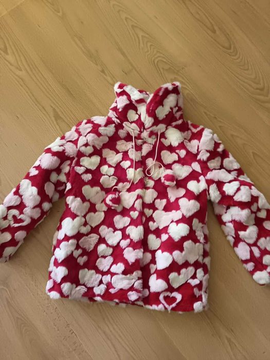 Пухкаво детско палтенце