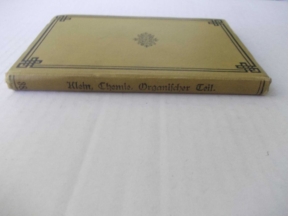 Carte veche de chimie 1898 in limba germana