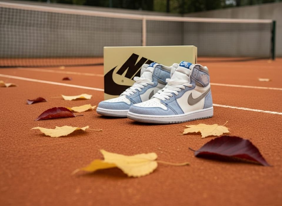 Adidasi Jordan 1 High Hyper Royal