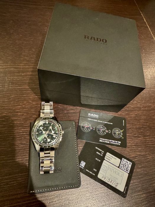 Vand Rado HyperChrome chronograph verde