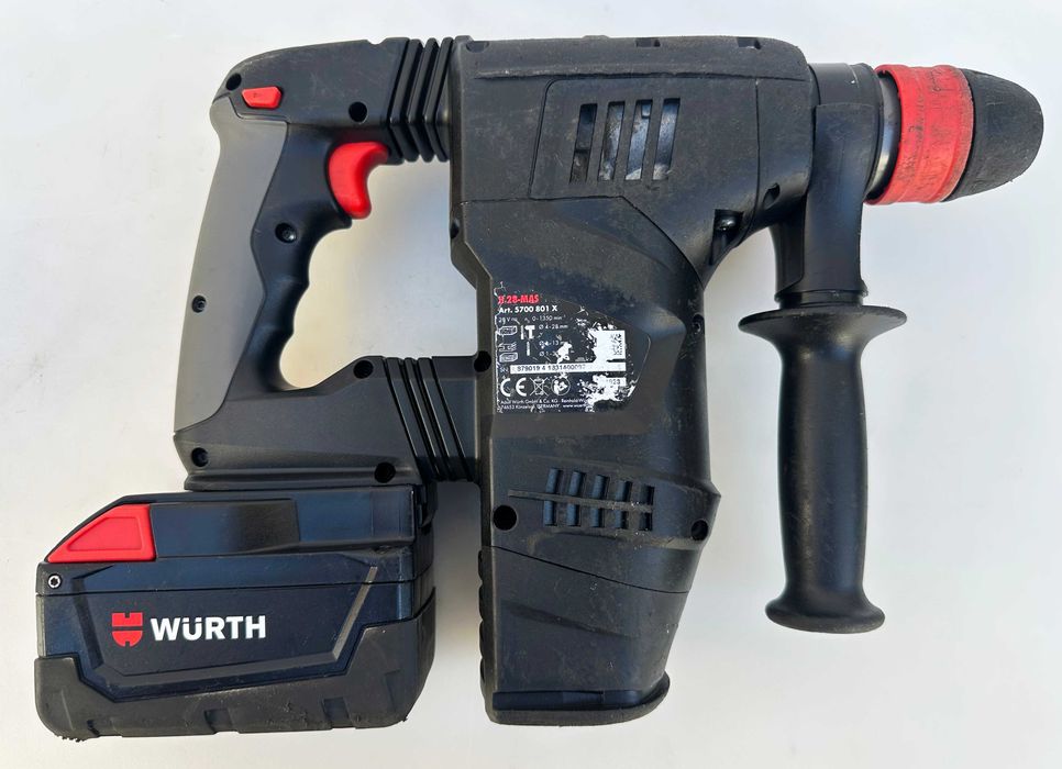 Wurth H28-MAS - Мощен акумулаторен перфоратор 2х28V 5.0Ah