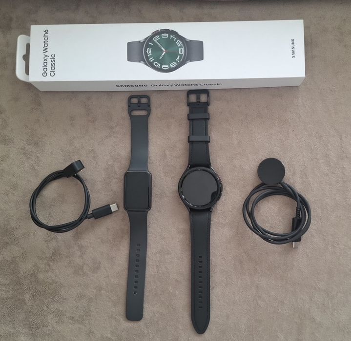 Samsung Galaxy Watch 6 Classic LTE 47mm+Galaxy Fit3(Pachet)