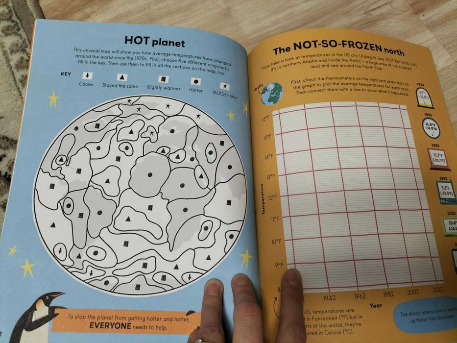 carte Usborne Think Green Activity Book