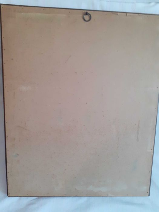 tablou vechi pictura pe panza 56/69 cm semnat F K Kerner