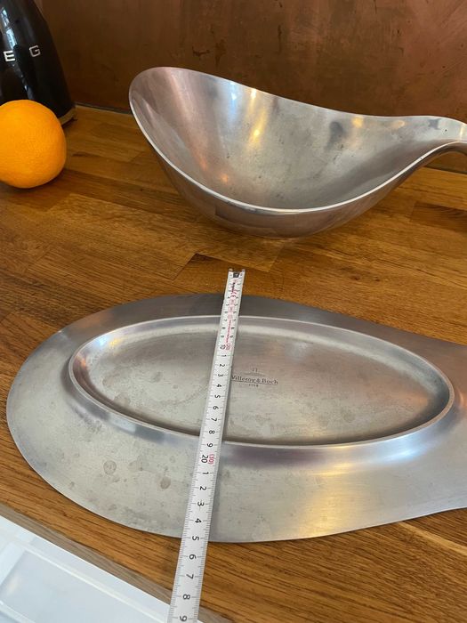 suport servit in gradina terasa set plotu si bol Villeroy&Boch XXL rar