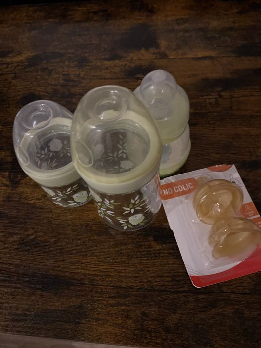 Стъклени шишета Нук , шише Mam