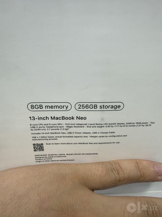 MacBook Neo 8/256gb
