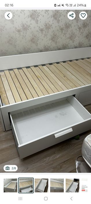 Кровать Икея .раздвижная