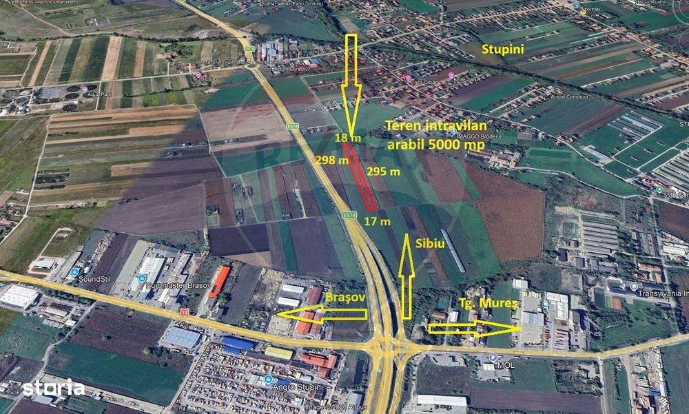 Teren intravilan, 5000 mp, Stupini, str Pomiculturii