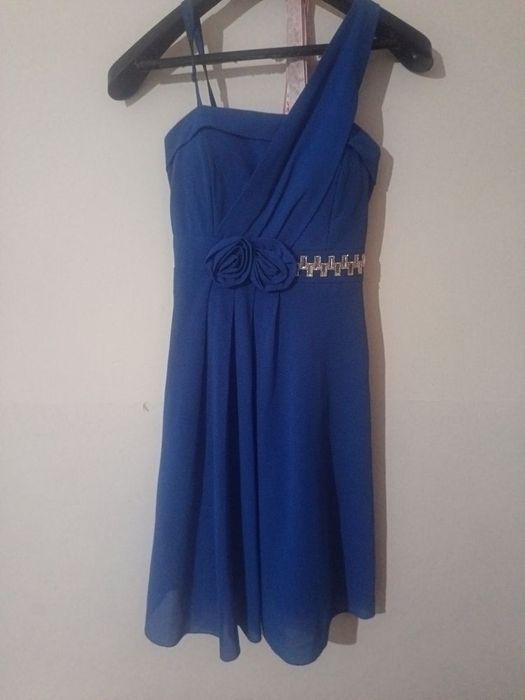 Rochie eleganta de seră albastru regal