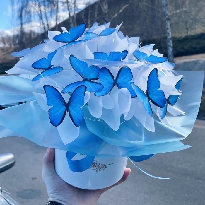 Букеты из бабочек