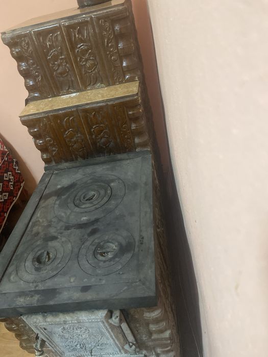 Sobă cu plită un mic defect